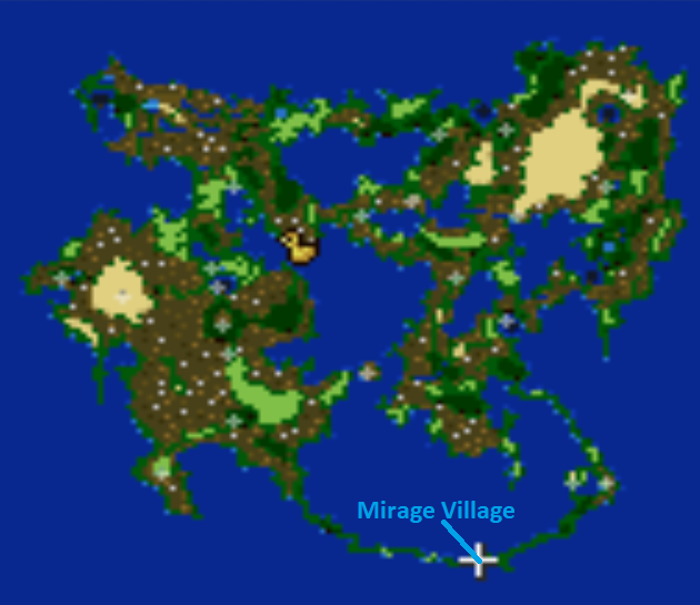 Mirage Village Map Location
